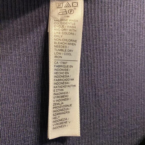 ATHLETA🥇 Well Rested Rib Sleep Tank Top Blue Size S - Picture 6 of 13